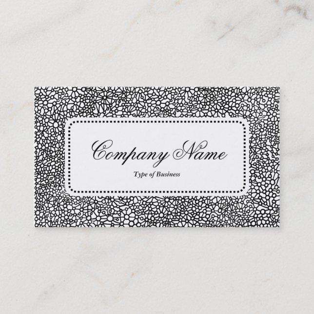 Centrera etikett v5 - komplext nätverk visitkort (Framsida)