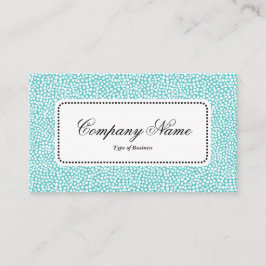 Centrera etikett v5 - Slumpmässiga fläckar - Vitt Visitkort