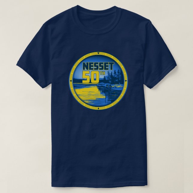 Centrera för reflektion av Nesset T Shirt (Design framsida)