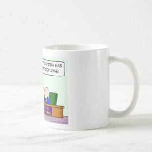 centrera för sjukdom kontrollerar kaffemugg
