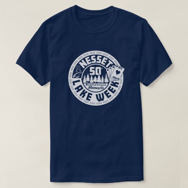 Centrera i Nesset-kort T Shirt (Design framsida)