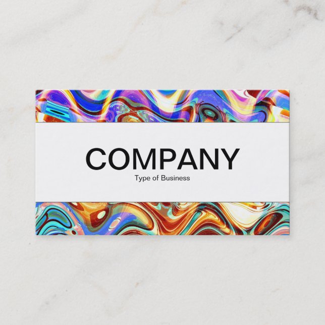 Centrera musikbandet - färgblandning 02 visitkort (Framsida)