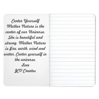 Centrera sig Yourself Anteckningsbok