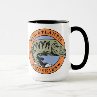 (Centrerad) mugg II för Mitt--Atlanten Muskies