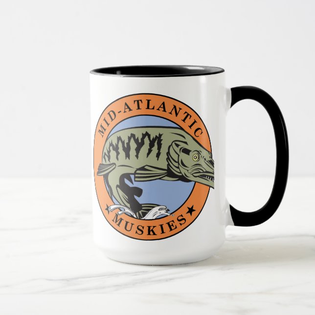 (Centrerad) mugg II för Mitt--Atlanten Muskies (Höger)