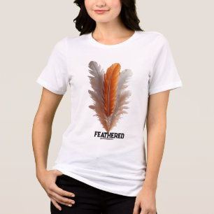 Centrerad Nådefull Fjäderbalans Tyst Jämvikt Still T Shirt
