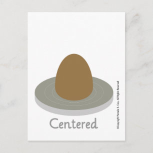 Centrerad Vykort