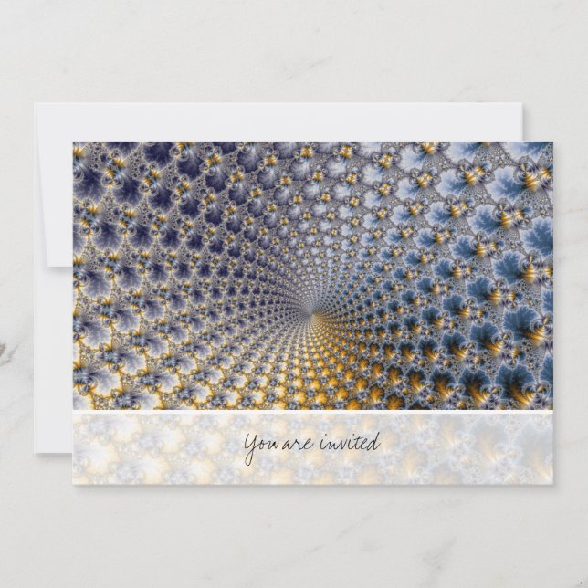 Centrifractality - Fractal Art Inbjudningar (Framsida)
