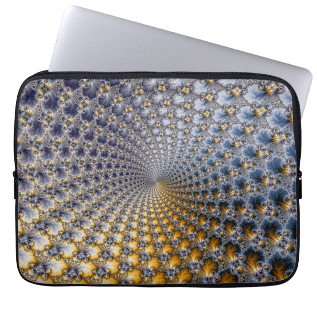 Centrifractality - Fractal Art Laptop Sleeve (Framsidan)