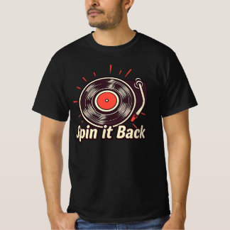 Centrifugera bakåt - spela in spelare t shirt