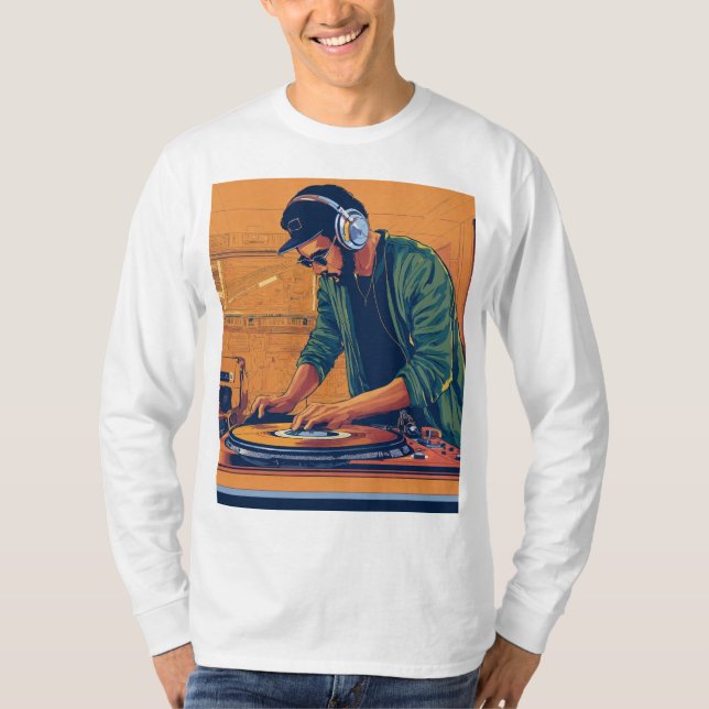 "Centrifugera huvudgroove T Shirt (Framsida)