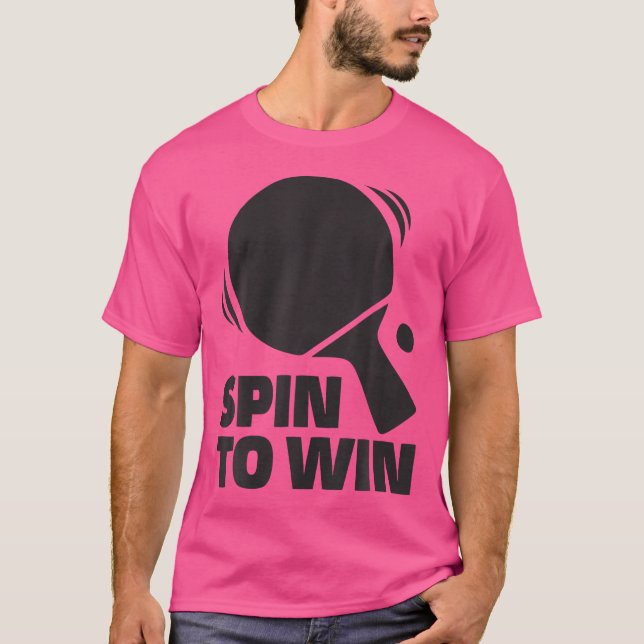 Centrifugera till Win Pingpong Outfit Bord Tennis  T Shirt (Framsida)