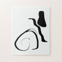 Centrifugering: Abstrakt, svartvitt