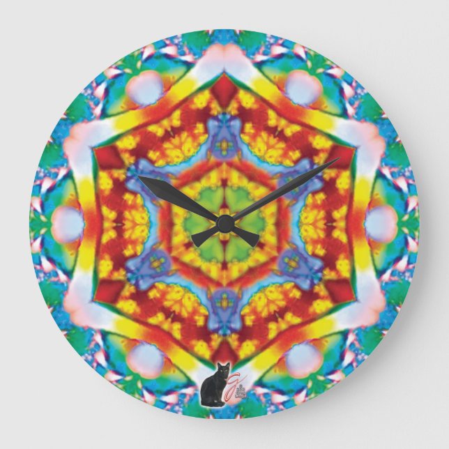 Centris Kaleidoscope Stor Klocka (Framsida)