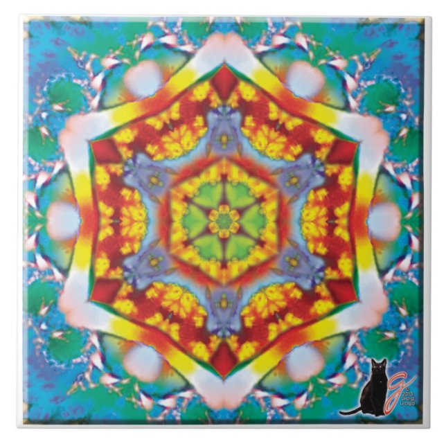 Centris Kaleidoscope Tile Kakelplatta (Framsidan)