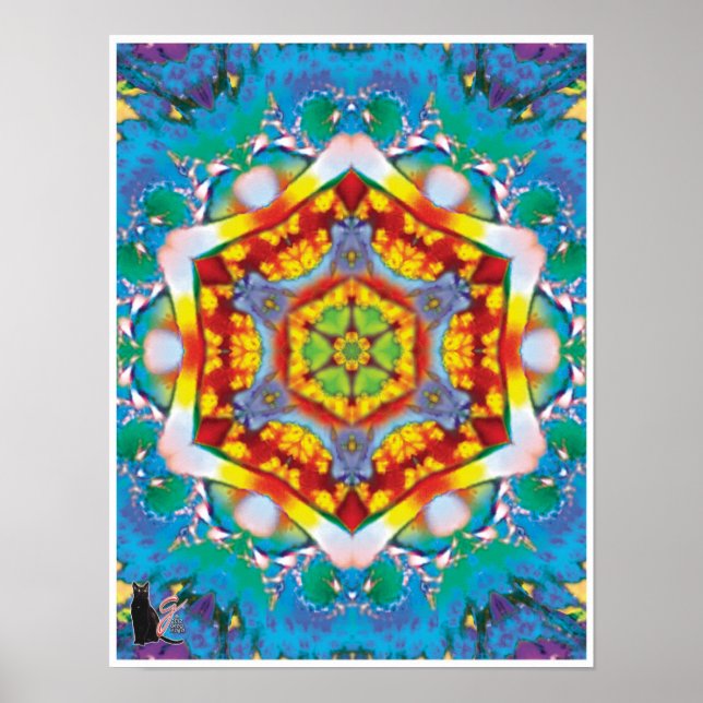 Centris Kinetic Collage Kaleidoscope Poster (Framsidan)
