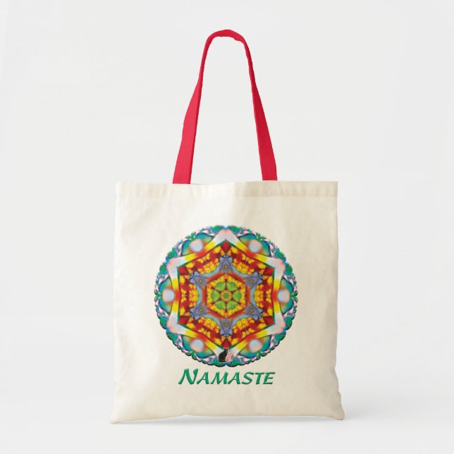 Centris Namaste Kaleidoscope Tote Tygkasse (Framsidan)