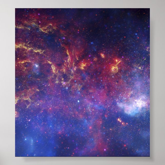 Centrum för Milky Way Galaxy IV Poster (Framsidan)