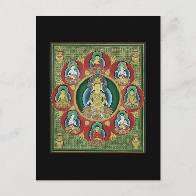 Centrum för Taizokai Mandala Vykort (Framsida)