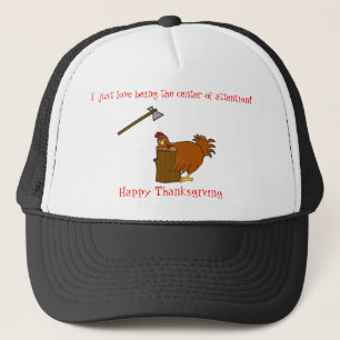 Centrum för uppmärksamhet Happy thanksgiving Turki Truckerkeps