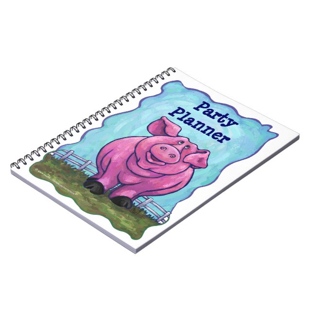 Centrum gris Party Anteckningsbok Med Spiral (Vänstra Sidan)