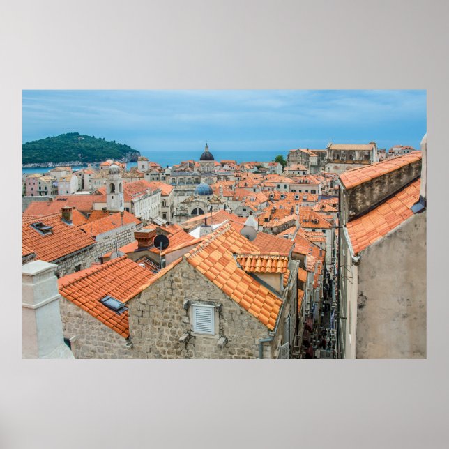 Centrum i Dubrovnik Poster (Framsidan)