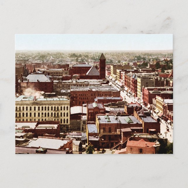 centrum Los Angeles Kalifornien Vykort (Framsida)