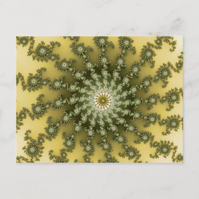 Centrumet - Fractal vykort (Framsida)