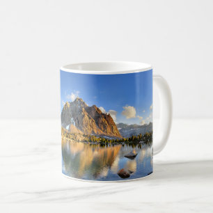 Centrumtopp över nedre Golden Bear Sjö - Sierra Kaffemugg