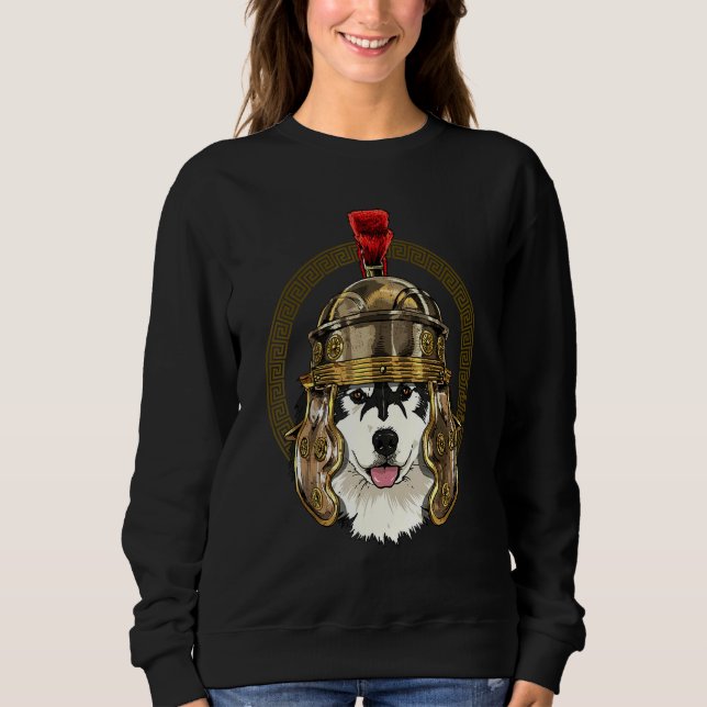 Centurion Alaskan Malamute Ancient Rome Roman Empi T Shirt (Framsida)