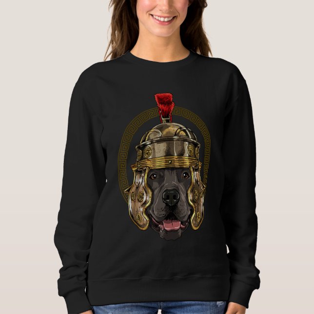 Centurion American Pit Bull Terrier Ancient Rom R T Shirt (Framsida)