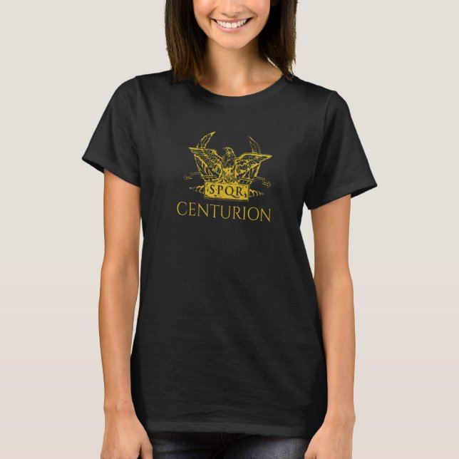 Centurion Ancient Rom Legion Eagle Spqr Roman H T Shirt (Framsida)