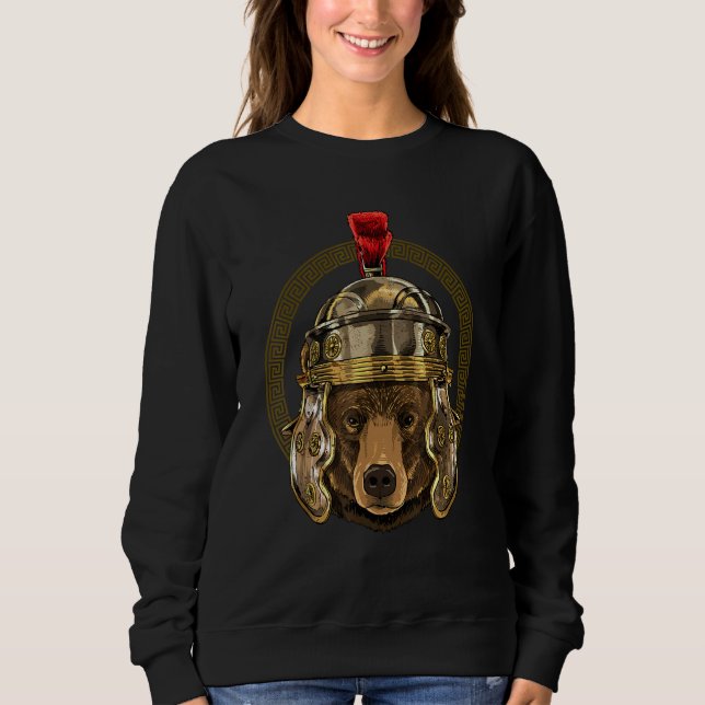 Centurion Cow of Ancient Rome Roman Empire Animal  T Shirt (Framsida)