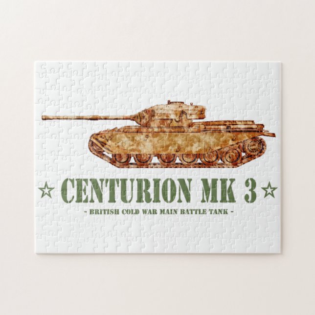 Centurion MK 3 Tank British MBT of Kall Krig Pussel (Horisontell)