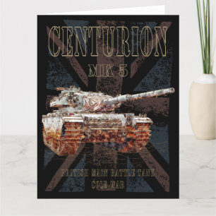 Centurion MK 5 MBT. British Main Battle Tank Tack Kort