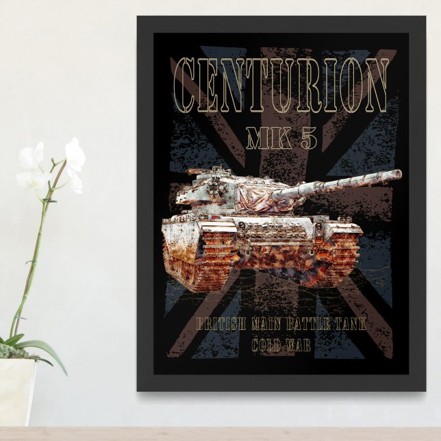 Centurion MK 5 MBT. Brittisk huvudstridsvagn Fototryck (Skapare uppladdad)