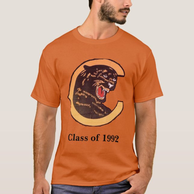 Century Blackcat Class of 1992 T Shirt (Framsida)