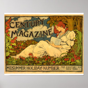 Century Magazine Midsommar Helgdag Advertisement Poster