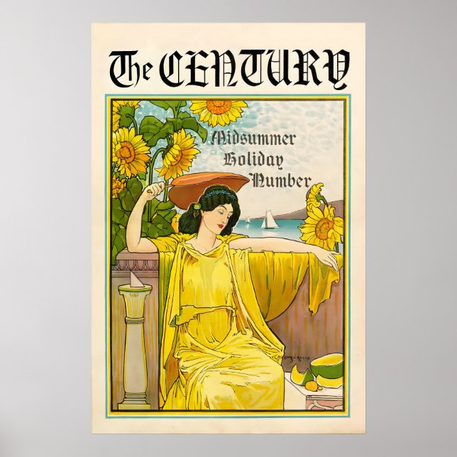 Century Magazine Midsommarlov 1895 POSTER (Framsidan)