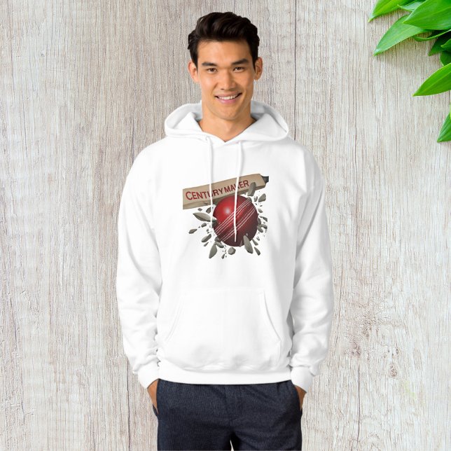 Century Maker Cricket Fladdermus och Boll Sports Hoodie (Skapare uppladdad)