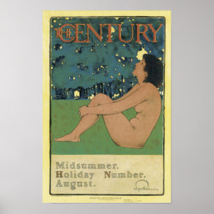 Century Midsommar Helgdag August, Maxfield Parrish Poster