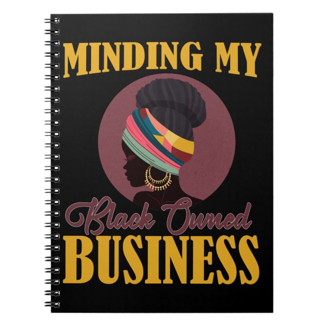CEO African AMERICAN Small Business Anteckningsbok (Framsidan)