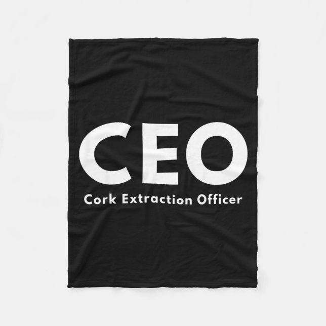 Ceo Cork-extraktionstjänsteman Rolsk kärlek till v Fleecefilt (Framsidan)