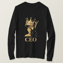 CEO Crown Graphic T-Shirt – Minimalist V2