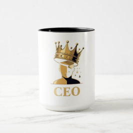 CEO Crown Graphic T-Shirt – Minimalist V2 Mugg