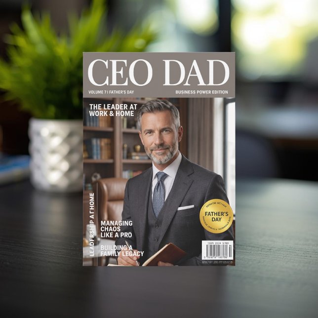 CEO Dad Personalized Father’s Day Card – Custom  Julkort (Skapare uppladdad)