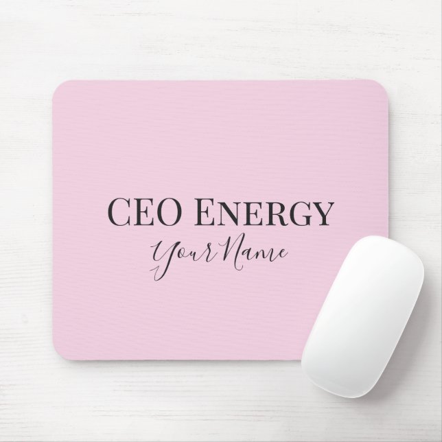 CEO Energy Personalized Mouse Pad – Feminine CEO  Musmatta (Med mus)