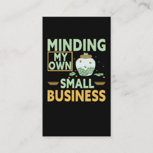 CEO för Small Business Humor Funny Visitkort