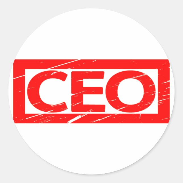 CEO FRIMÄRKE RUNT KLISTERMÄRKE (Framsida)