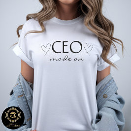 CEO Mode On Neutral Graphic Bella  T Shirt